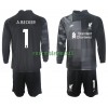 Maillot de Gardien à Manches Longues Liverpool Alisson Becker 1 Troisième 2021-22 Pour Enfant